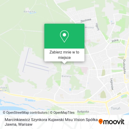 Mapa Marcinkiewicz Szynkora Kujawski Msu Vision Spółka Jawna