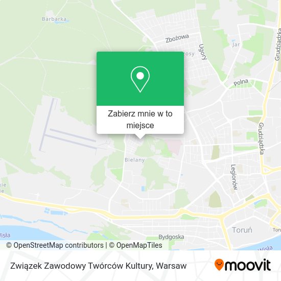 Mapa Związek Zawodowy Twórców Kultury