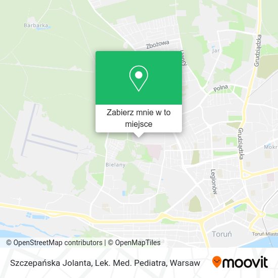 Mapa Szczepańska Jolanta, Lek. Med. Pediatra