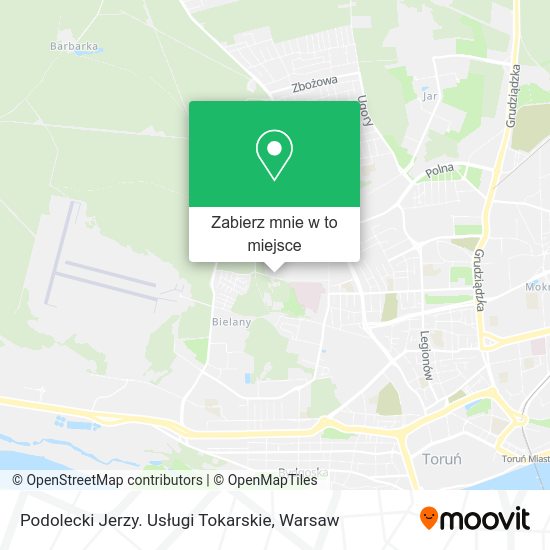 Mapa Podolecki Jerzy. Usługi Tokarskie