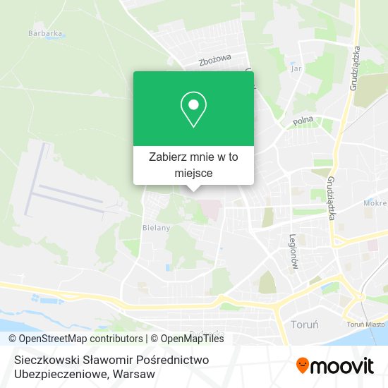 Mapa Sieczkowski Sławomir Pośrednictwo Ubezpieczeniowe