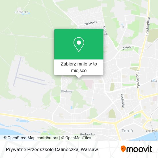 Mapa Prywatne Przedszkole Calineczka