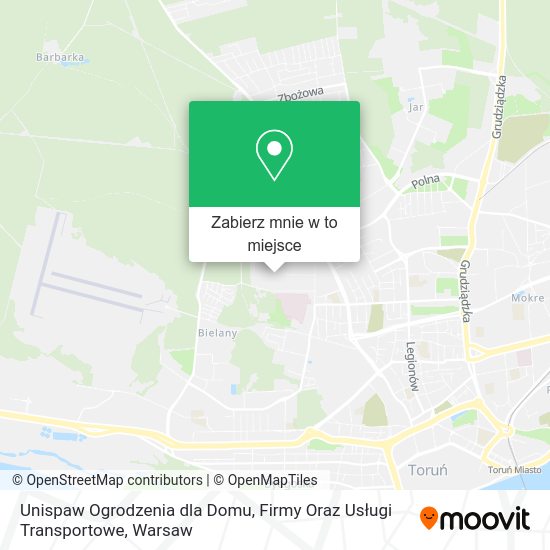 Mapa Unispaw Ogrodzenia dla Domu, Firmy Oraz Usługi Transportowe