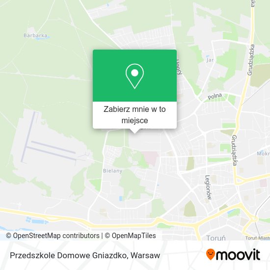 Mapa Przedszkole Domowe Gniazdko