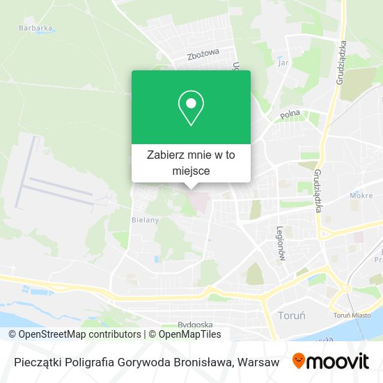 Mapa Pieczątki Poligrafia Gorywoda Bronisława