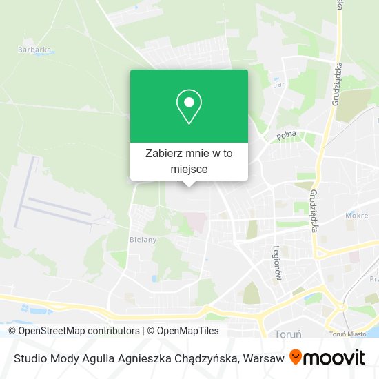 Mapa Studio Mody Agulla Agnieszka Chądzyńska