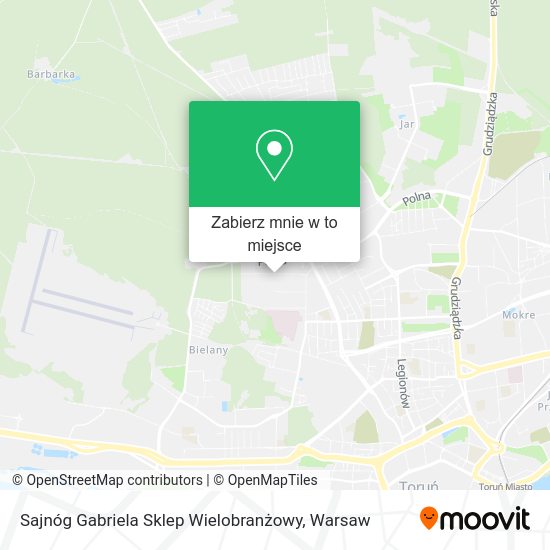 Mapa Sajnóg Gabriela Sklep Wielobranżowy