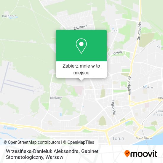 Mapa Wrzesińska-Danieluk Aleksandra. Gabinet Stomatologiczny