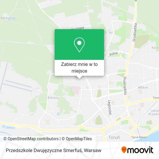 Mapa Przedszkole Dwujęzyczne Smerfuś