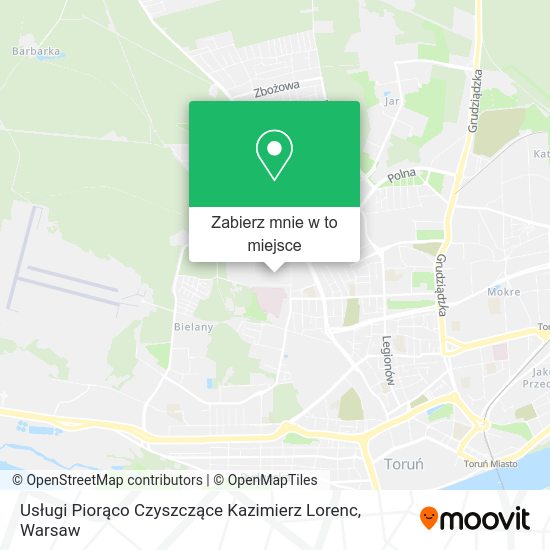 Mapa Usługi Piorąco Czyszczące Kazimierz Lorenc