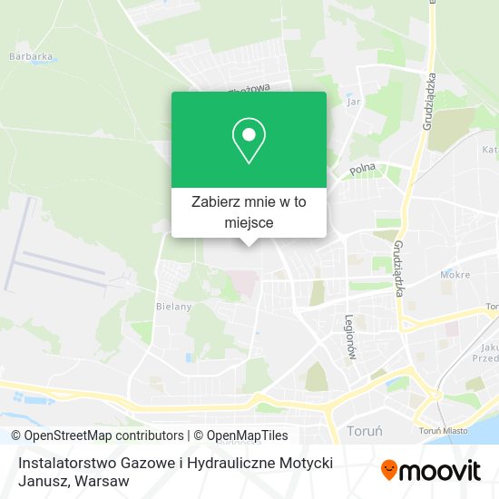 Mapa Instalatorstwo Gazowe i Hydrauliczne Motycki Janusz