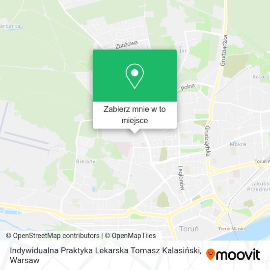 Mapa Indywidualna Praktyka Lekarska Tomasz Kalasiński