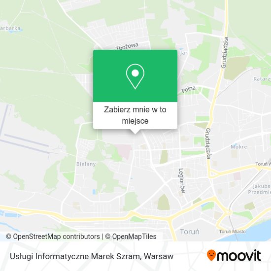 Mapa Usługi Informatyczne Marek Szram