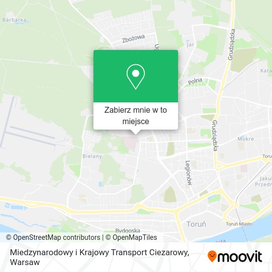 Mapa Miedzynarodowy i Krajowy Transport Ciezarowy