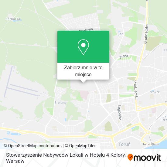 Mapa Stowarzyszenie Nabywców Lokali w Hotelu 4 Kolory