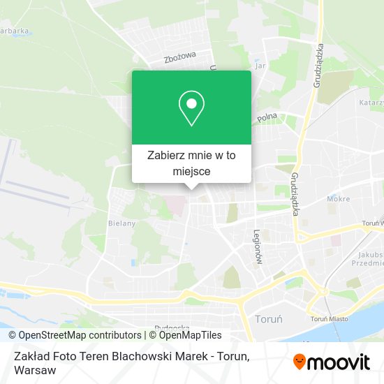 Mapa Zakład Foto Teren Blachowski Marek - Torun