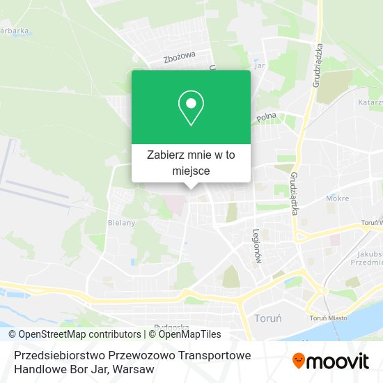 Mapa Przedsiebiorstwo Przewozowo Transportowe Handlowe Bor Jar