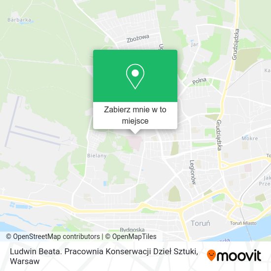 Mapa Ludwin Beata. Pracownia Konserwacji Dzieł Sztuki