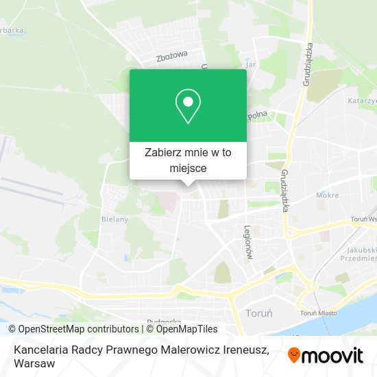 Mapa Kancelaria Radcy Prawnego Malerowicz Ireneusz