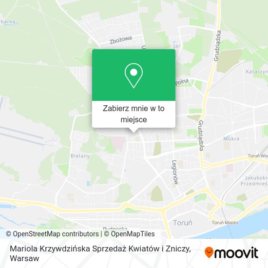 Mapa Mariola Krzywdzińska Sprzedaż Kwiatów i Zniczy