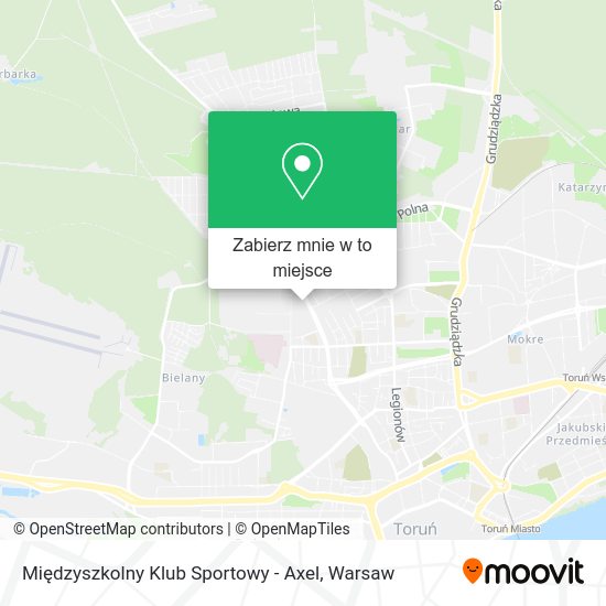 Mapa Międzyszkolny Klub Sportowy - Axel