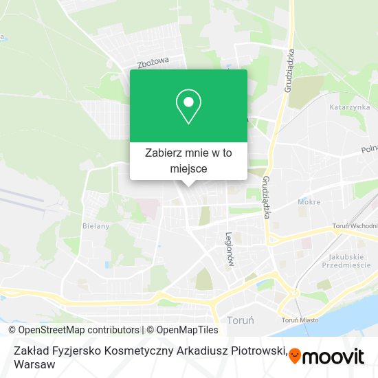 Mapa Zakład Fyzjersko Kosmetyczny Arkadiusz Piotrowski