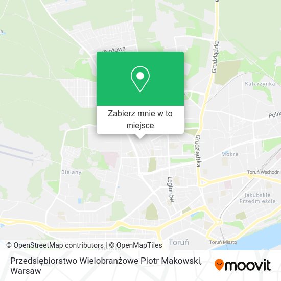 Mapa Przedsiębiorstwo Wielobranżowe Piotr Makowski