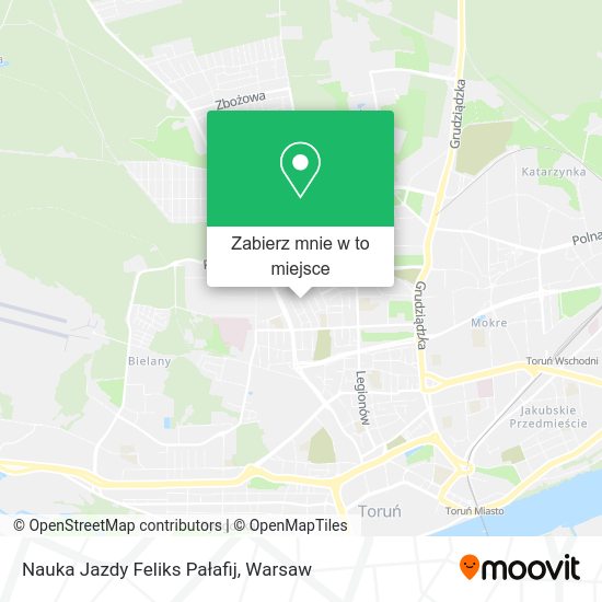 Mapa Nauka Jazdy Feliks Pałafij