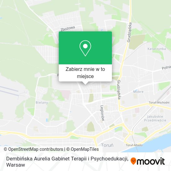 Mapa Dembińska Aurelia Gabinet Terapii i Psychoedukacji