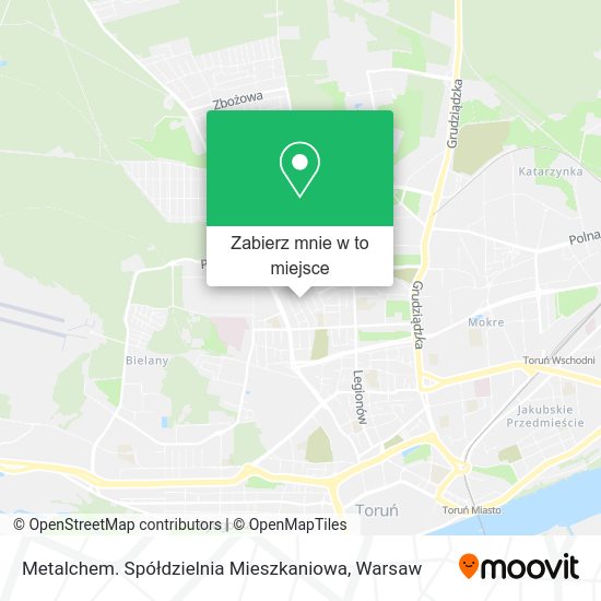 Mapa Metalchem. Spółdzielnia Mieszkaniowa