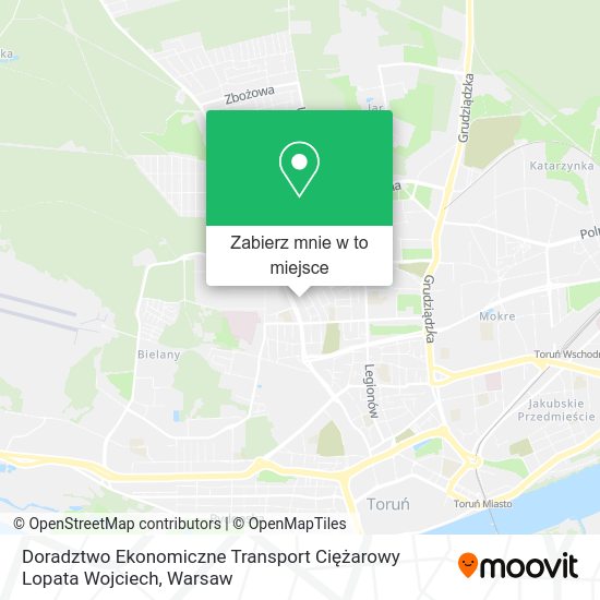 Mapa Doradztwo Ekonomiczne Transport Ciężarowy Lopata Wojciech