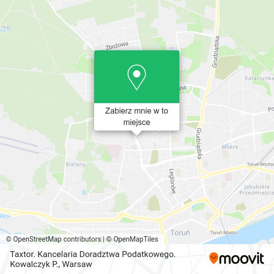 Mapa Taxtor. Kancelaria Doradztwa Podatkowego. Kowalczyk P.