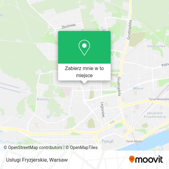 Mapa Usługi Fryzjerskie