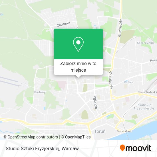 Mapa Studio Sztuki Fryzjerskiej