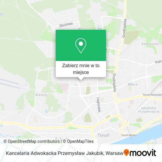 Mapa Kancelaria Adwokacka Przemysław Jakubik