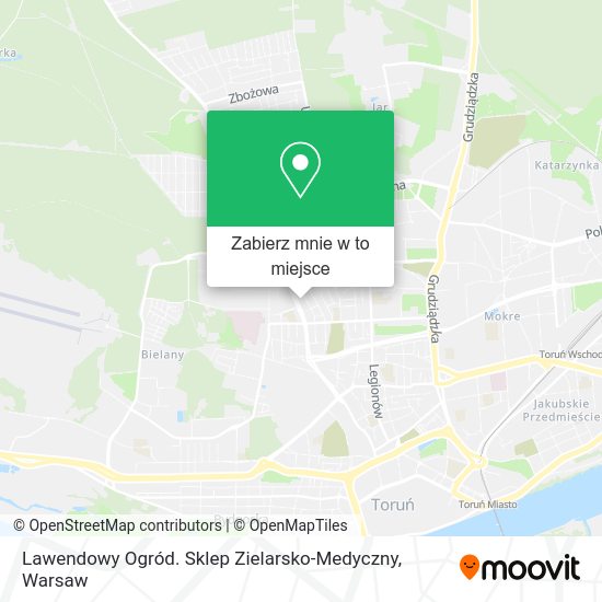 Mapa Lawendowy Ogród. Sklep Zielarsko-Medyczny