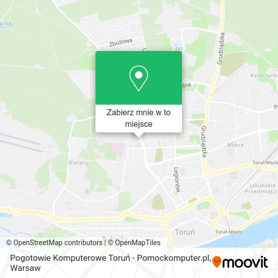 Mapa Pogotowie Komputerowe Toruń - Pomockomputer.pl