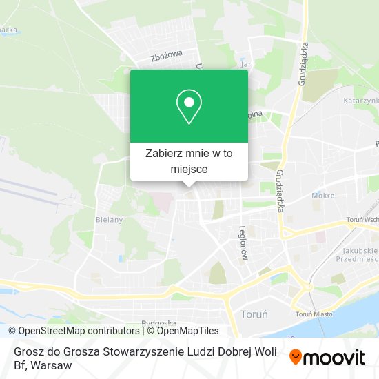 Mapa Grosz do Grosza Stowarzyszenie Ludzi Dobrej Woli Bf