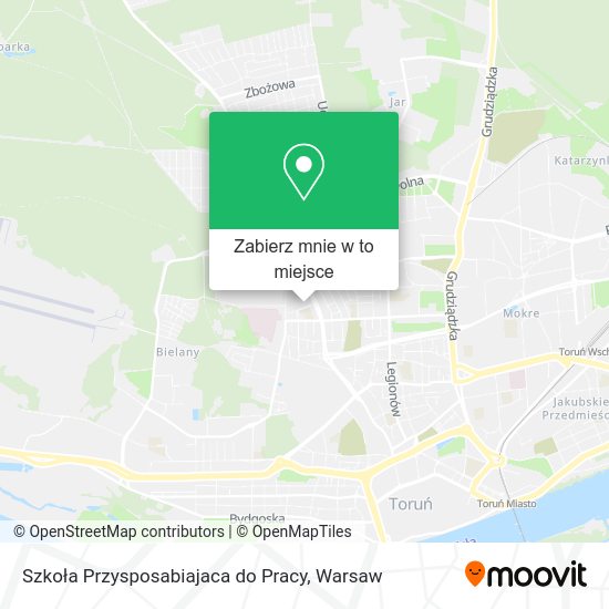 Mapa Szkoła Przysposabiajaca do Pracy