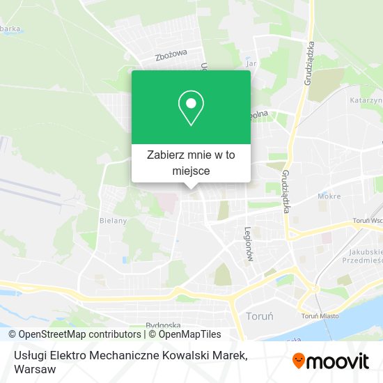 Mapa Usługi Elektro Mechaniczne Kowalski Marek