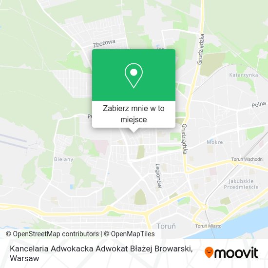 Mapa Kancelaria Adwokacka Adwokat Błażej Browarski