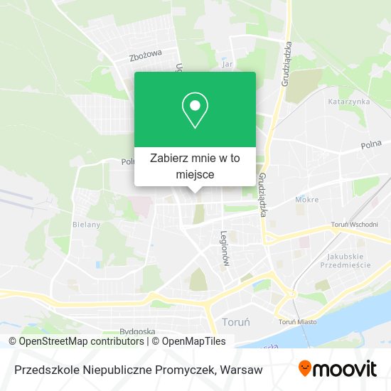 Mapa Przedszkole Niepubliczne Promyczek