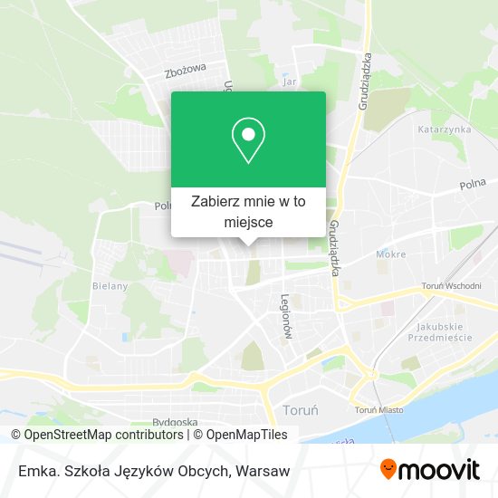 Mapa Emka. Szkoła Języków Obcych