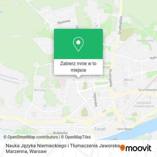 Mapa Nauka Języka Niemieckiego i Tłumaczenia Jaworska Marzenna