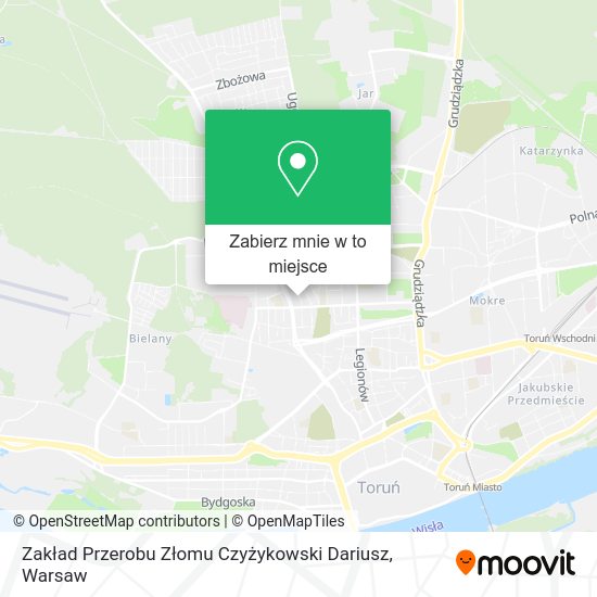 Mapa Zakład Przerobu Złomu Czyżykowski Dariusz