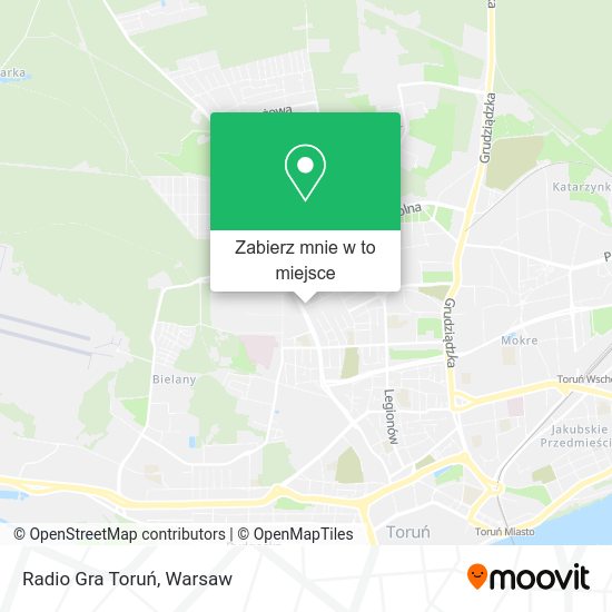 Mapa Radio Gra Toruń