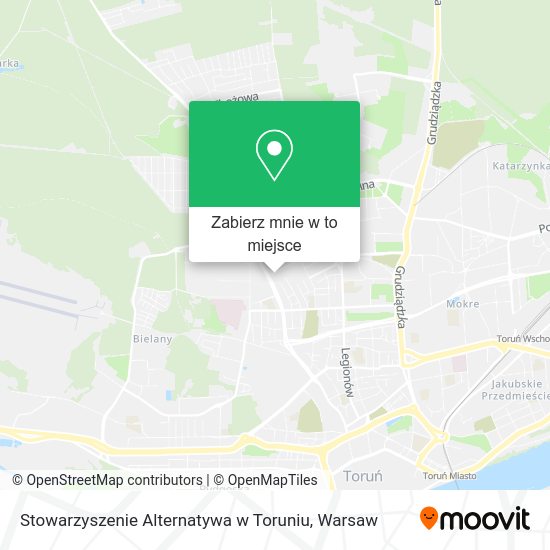 Mapa Stowarzyszenie Alternatywa w Toruniu