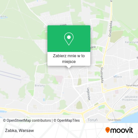 Mapa Żabka