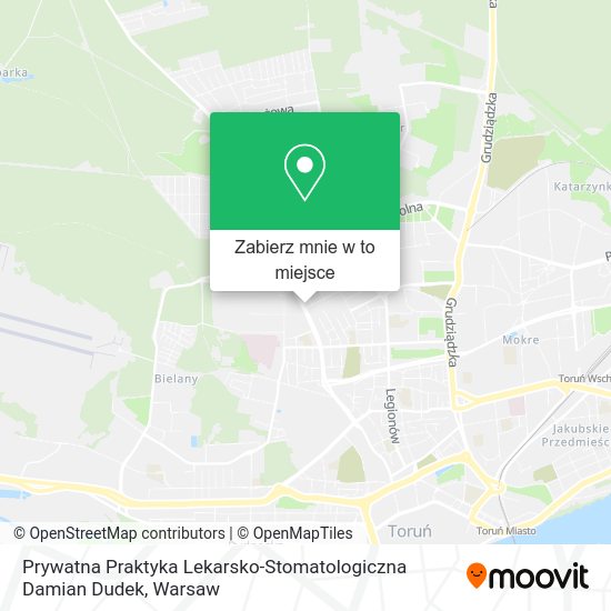 Mapa Prywatna Praktyka Lekarsko-Stomatologiczna Damian Dudek