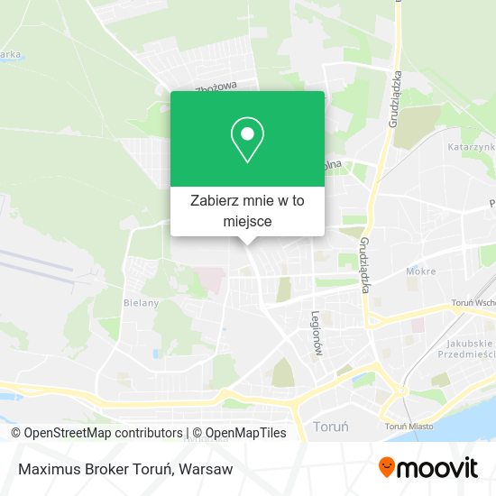 Mapa Maximus Broker Toruń